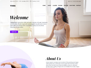 Strona internetowa dla trenera personalnego, klubu yoga czy fitness